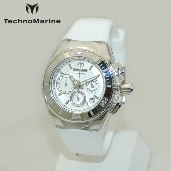 TechnoMarine TM-115038 ホワイト クロノグラフ New]TechnoMarine techno Marlene watch TM115038 CRUISE ORIGINAL