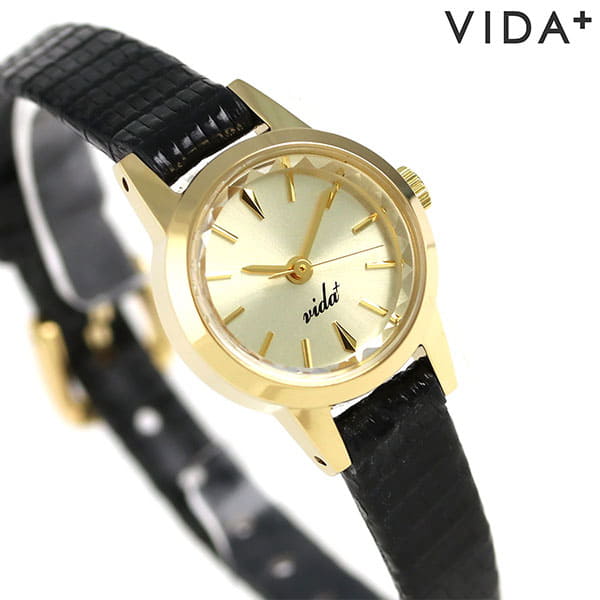 New]Vida plus VIDA+ V Japan maid 19mm Lady's V-006G LE-BK watch gold clock  - BE FORWARD Store