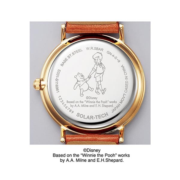New CITIZEN REGUNO Winnie the Pooh Solar Tech Watch Unisex KP3 121