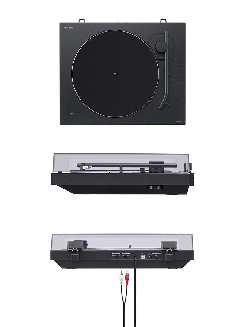 [New]Black PSLX310BT SONY (USB record player) [PSR] mounted with an
