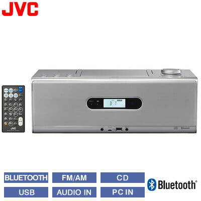 New]JVC Victor CD portable system Bluetooth RD-W1-S silver