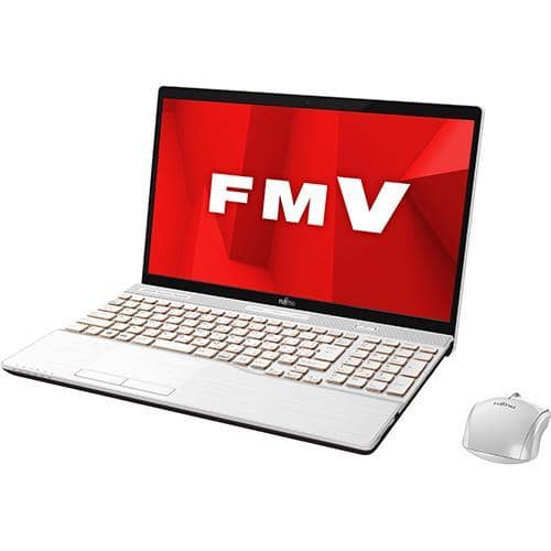 Fujitsu ノートパソコン ホワイト New]Fujitsu Note FMV LIFEBOOK AH77/D1 FMVA77D1W white] - BE