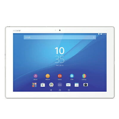 Used The Sony Xperia Z4 Tablet Sgp712jp W White 32gb Domestic Edition Wi Fi Used C Rank Tablet Be Forward Store