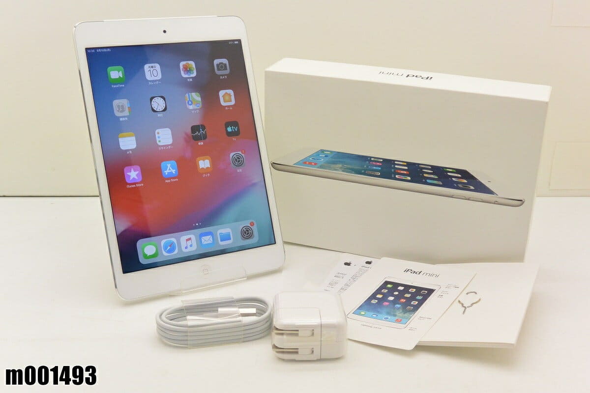 Used]Wi-Fi Apple iPad mini2+ 16GB iOS12.3.1 white silver ME814J/A