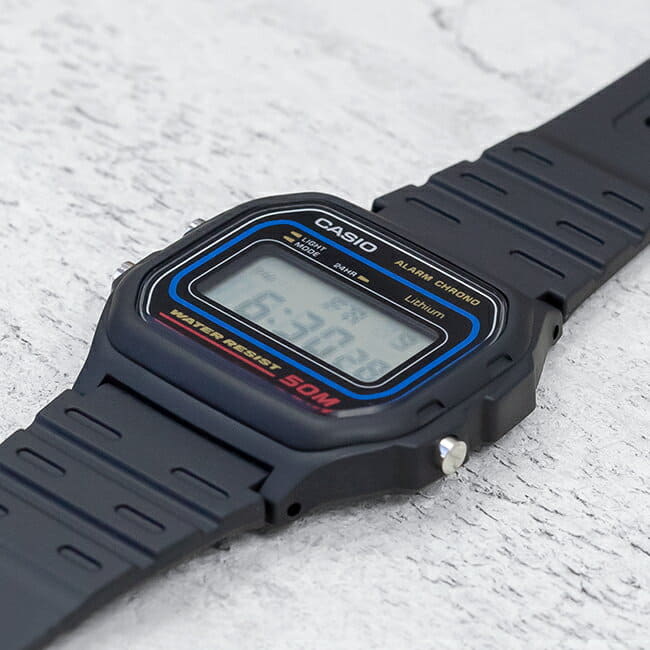 New]Casio Unisex Kids Digital Date Standard Watch Black W-59-1 - BE FORWARD  Store