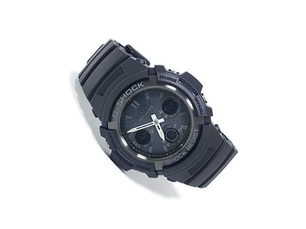 New G Shock Electric Wave Solar Black Digital Analog Brand Men Watch Awg M100b 1a G Shock Casio Be Forward Store