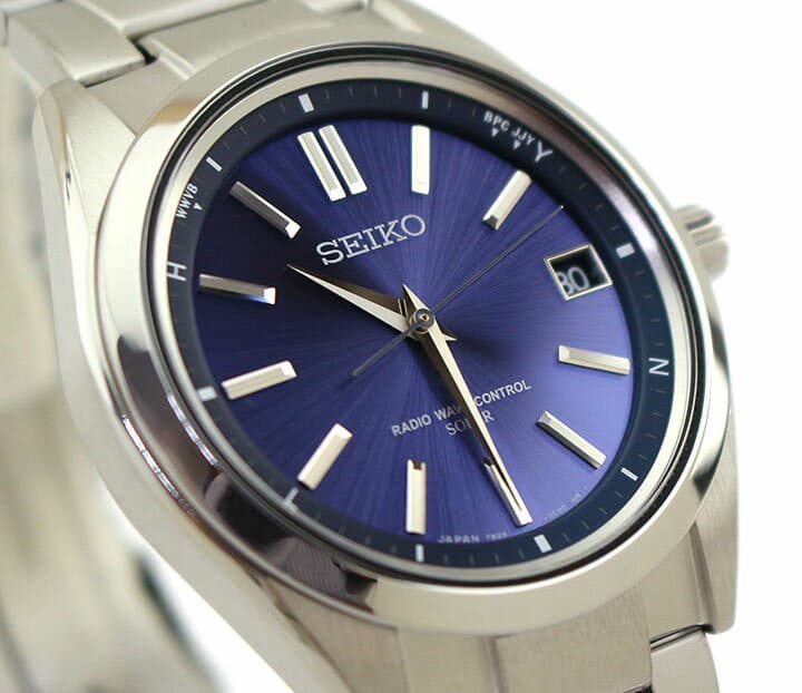 New] SEIKO BRIGHTZ Watch solar Men's titanium SAGZ081 metal blue navy  Silver - BE FORWARD Store