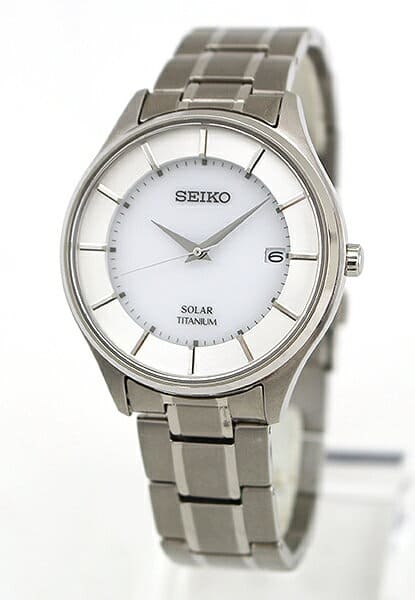 [New] SEIKO SELECTION men titanium solar pair series SBPX101 watch ...