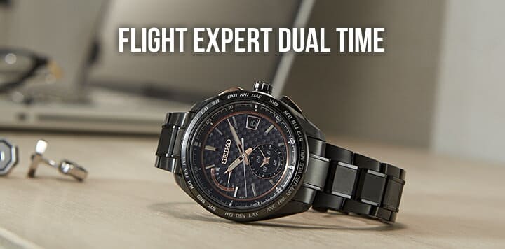 New]SEIKO BRIGHTZ FLIGHT EXPERT SAGA263 men watch titanium metal