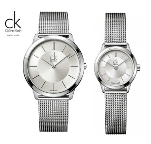 New] Calvin Klein watch minimal (minimal) pair watch K3M21126 K3M23126  silver men 40mm lady 24mm [regular import goods] [smtb kd] [Christmas  present] - BE FORWARD Store