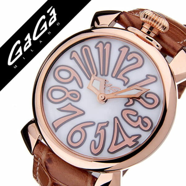GaGa MILANO 時計 有難かっ 品番：5021.ART.01PGP 赤エナメル