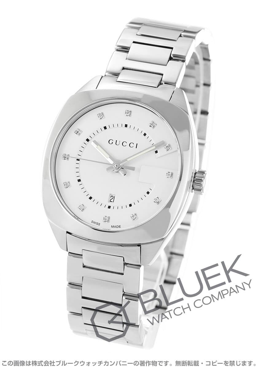 New]Gucci GG2570 diamond watch unisex GUCCI YA142403 - BE FORWARD 