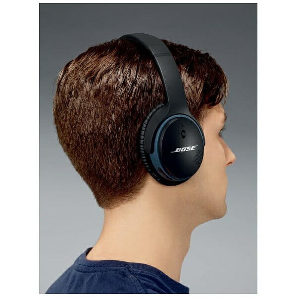 New Bose Bluetooth Headphones Soundlink Around Ear Wireless Headphones Ii Black Soundlinkae2bk Microphone Adaptive Bluetooth Soundlinkae2bk Be Forward Store