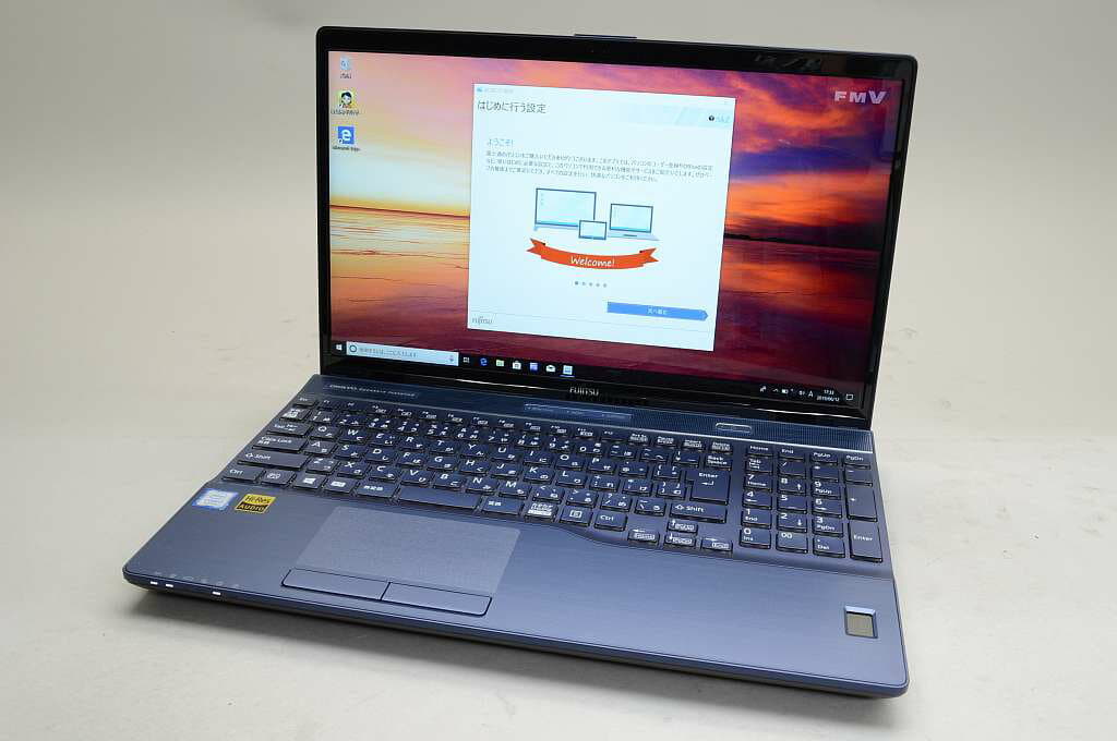 Used]Fujitsu LIFEBOOK AH AH77/B3 FMVA77B3L metallic blue - BE