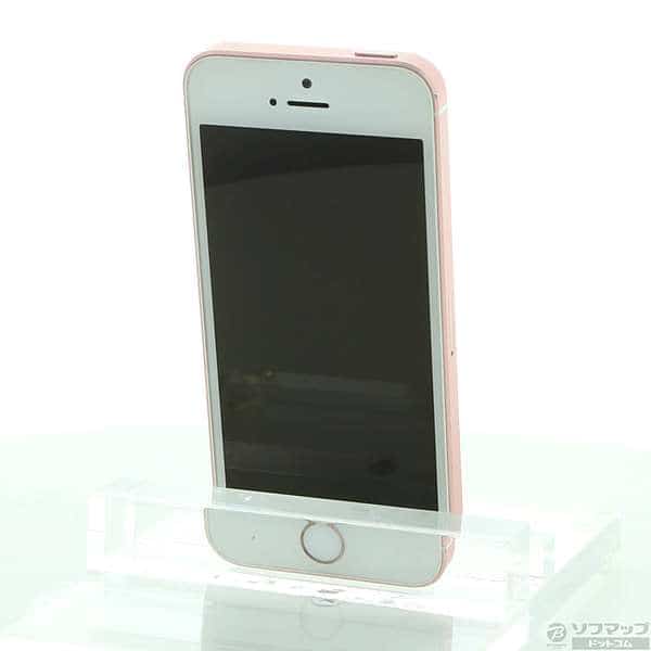 Used]Apple iPhone SE 16GB Rose gold MLXN2J/A SIM-free - BE FORWARD
