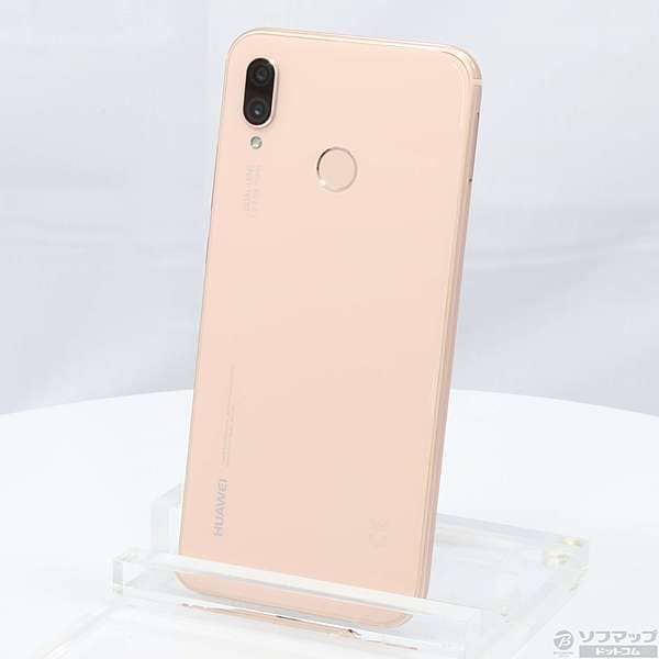 Used]HUAWEI P20 lite 32GB cherry tree pink ANE-LX2J SIM-free - BE