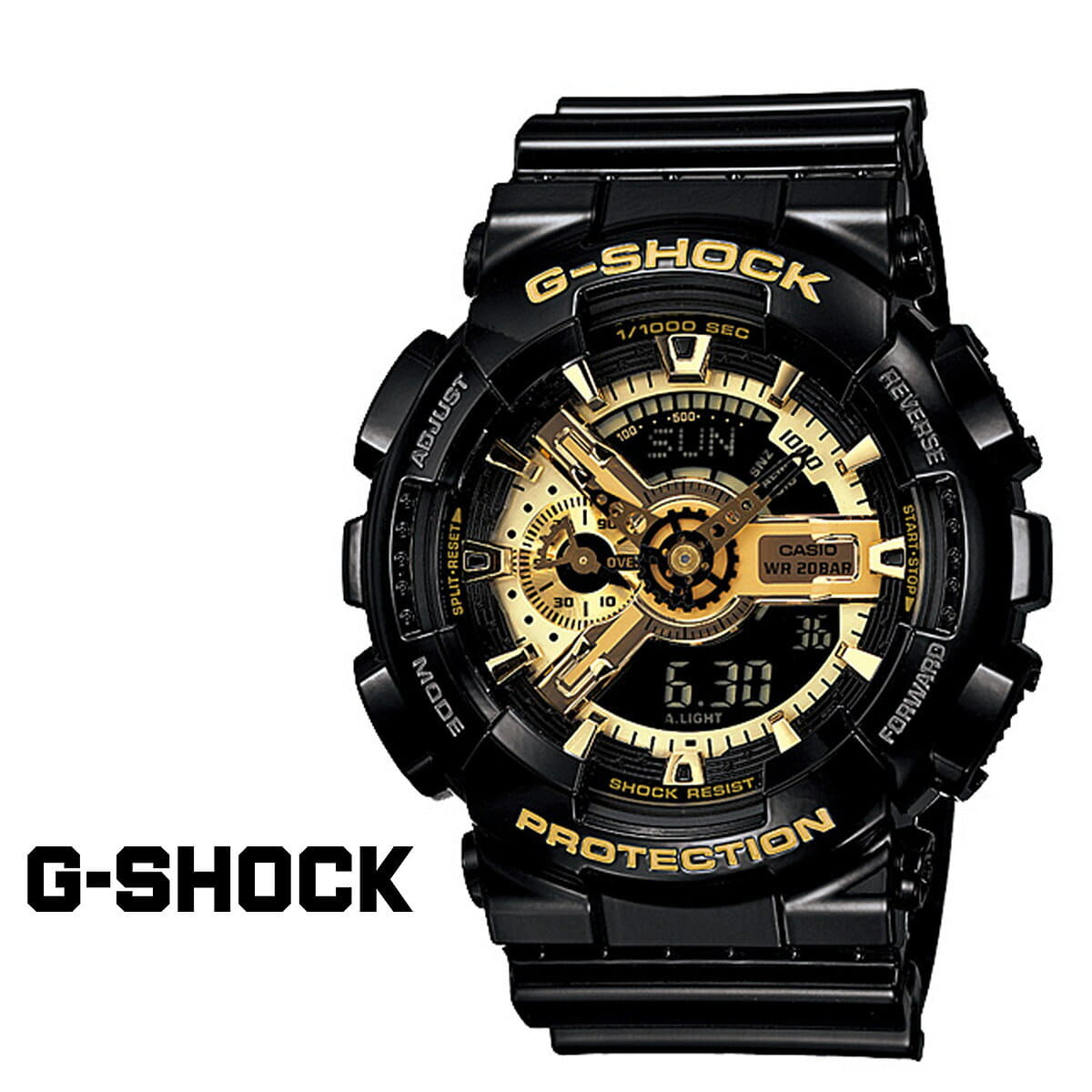 New]CASIO G-SHOCK Casio watch GA-110GB-1AJF BLACK GOLD SERIES G 