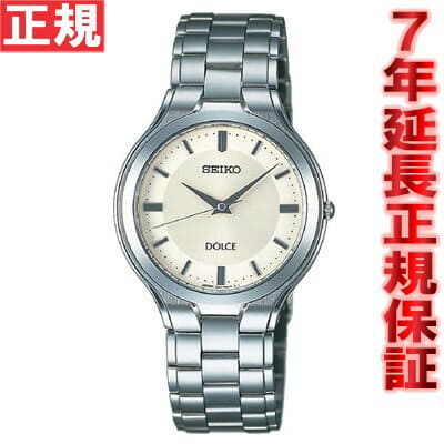 New]SEIKO dolce ekuserinu watch thin pair SEIKO DOLCE EXCELINE white  SACM107 - BE FORWARD Store