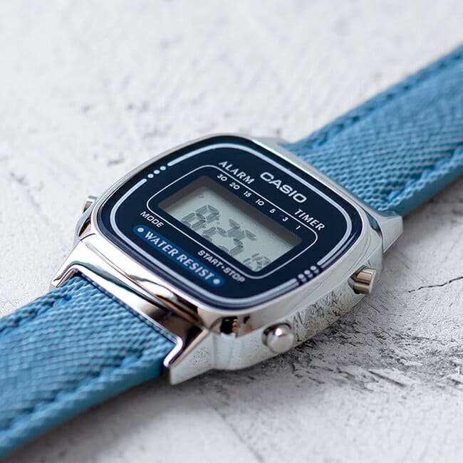 New Casio Las Kids Digital Date Standard Watch Silver Navy Leather Belt La670wl 2a2 Be Forward - Casio Digital Leather Watch In Navy New Casio Las Kids Digital Date Standard Watch Silver Navy Leather Belt La670wl 2a2 Be Forward - Casio Digital Leather Watch In Navy