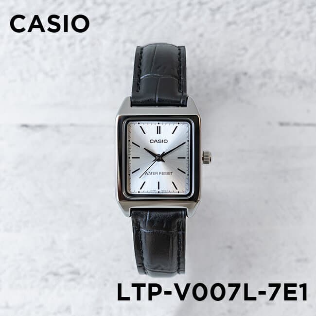 casio leather watch for ladies