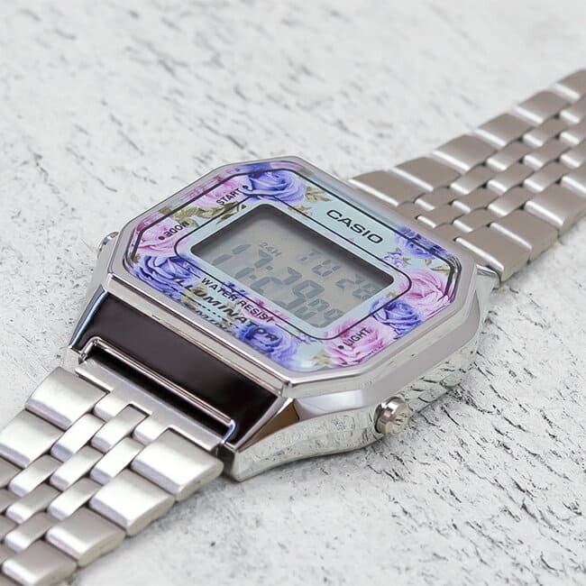 casio flower watch