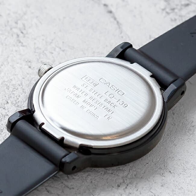 New]Casio Ladies/Kids Analog Standard Watch Black LQ-139AMV-1B3