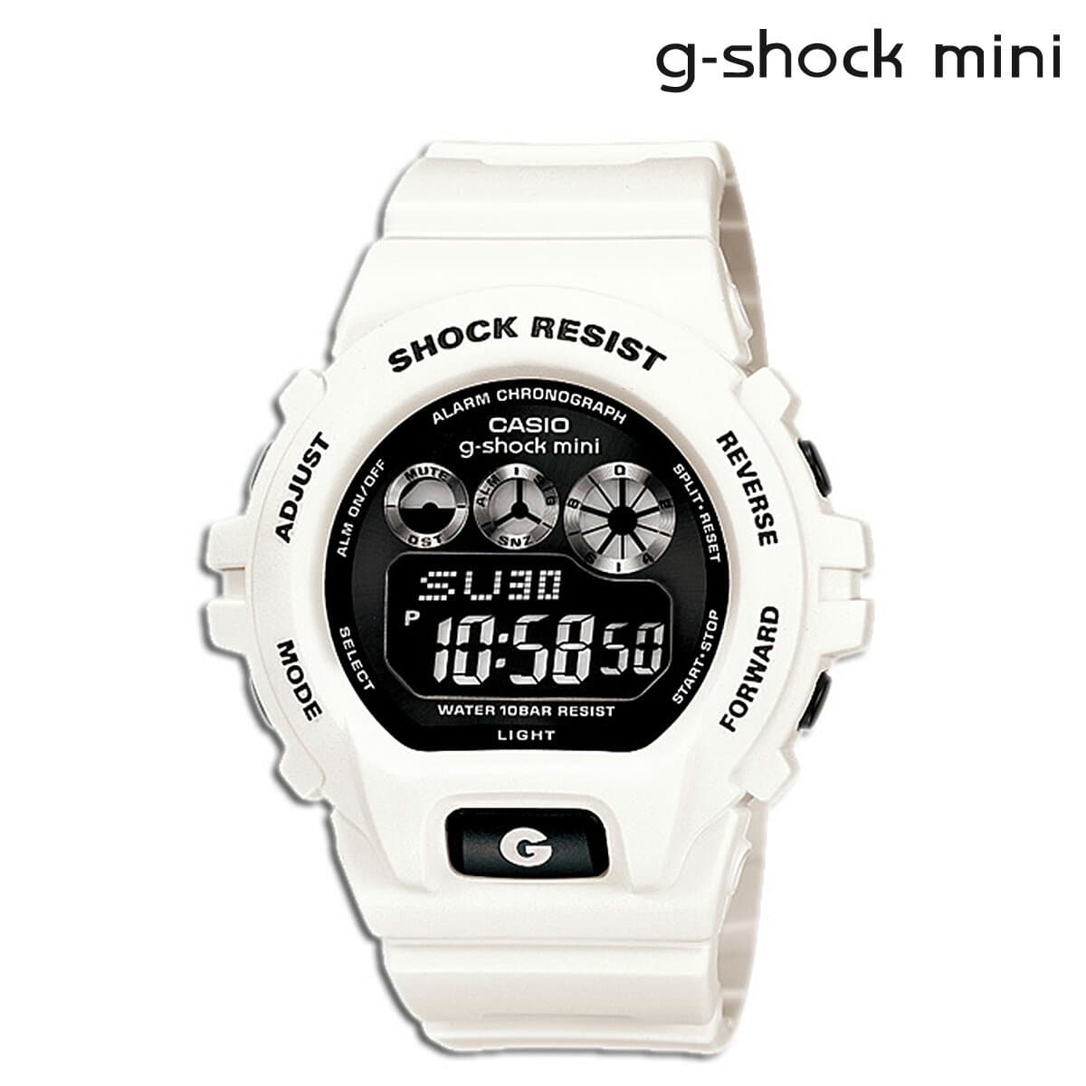 G-SHOCK/時計/mini/三ツ目/GMN-691/ホワイト/反転液晶/レア G-SHOCK/時計/mini/三ツ目/GMN-691/ホワイト/反転液晶/レア
