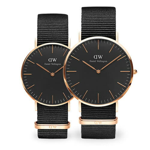 den første årsag uddøde New]Daniel Wellington formula Lady's watch Classic Black Cornwall 36mm Nato  strap Classic black Cornwall DW present fashion instagenic brand she  boyfriend - BE FORWARD Store