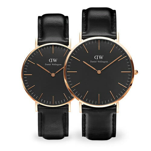 New]Daniel Wellington formula Lady's/men watch Classic 36mm leather belt Classic black Sheffield DW present fashion instagenic brand she boyfriend [Lady's] - BE FORWARD Store