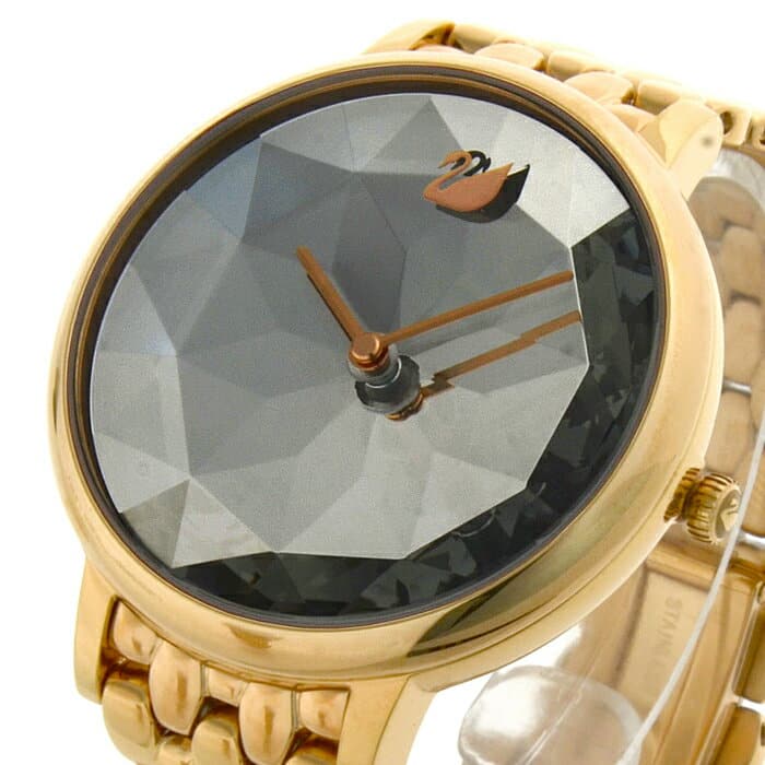 New]Swarovski SWAROVSKI crystal lake CRYSTAL LAKE Lady's clock watch 5416023  light gray clockface - BE FORWARD Store