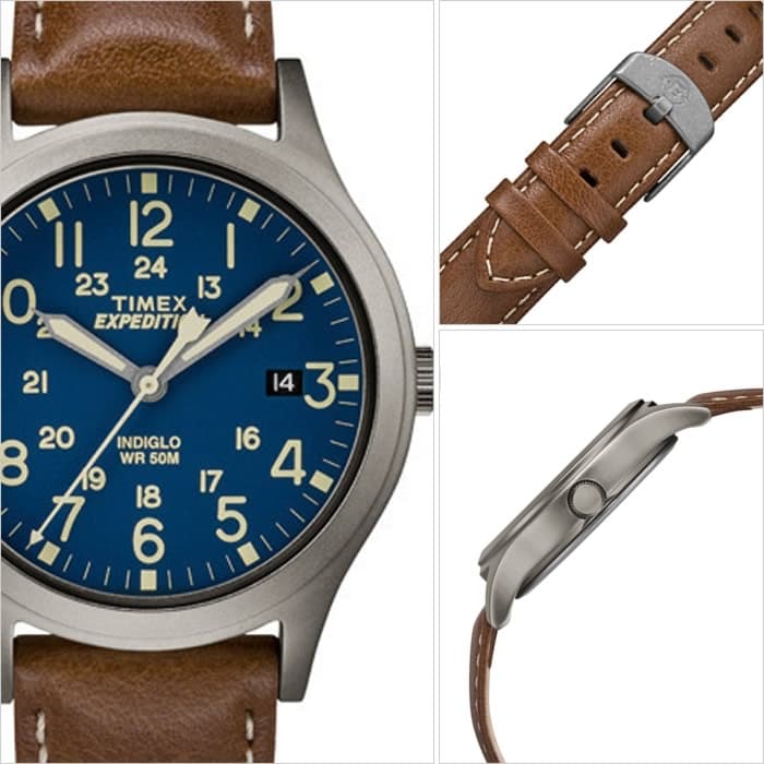 New TIMEX watch Timex talent scout SCOUT 36MM Unisex blue TW4B11100 European American pair watch round business casual leather navy United States