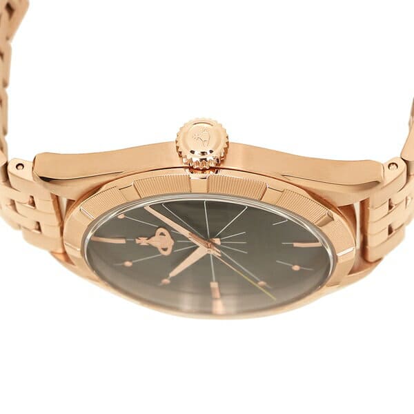 New]watch men VIVIENNE WESTWOOD VV192BKRS black Rose gold - BE 