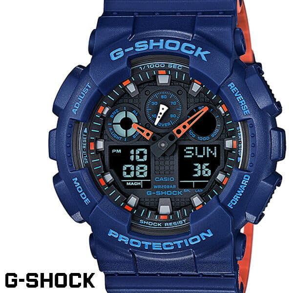 g shock mens orange watch