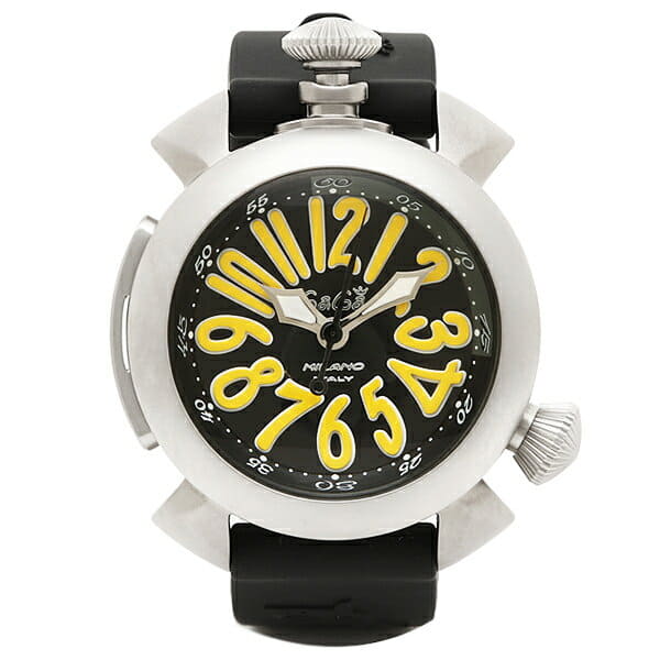 New]Gaga Milan clock men GAGA MILANO 5040.2-BLKRUBBER DIVING