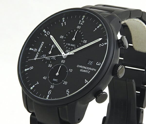 New ISSEY MIYAKE Issey Miyake clock C shii NYAD008 men watch watch metal band quartz analog black black BE FORWARD Store