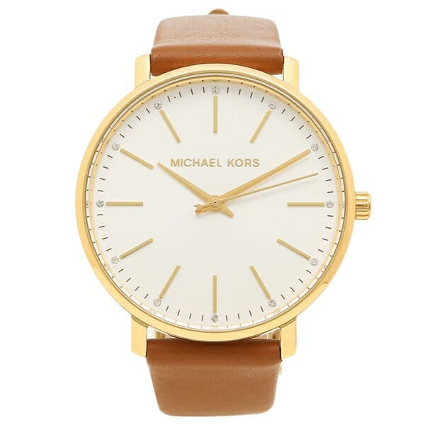 New Michael Kors watch Lady s MICHAEL KORS MK2740 brown white yellow gold BE FORWARD Store