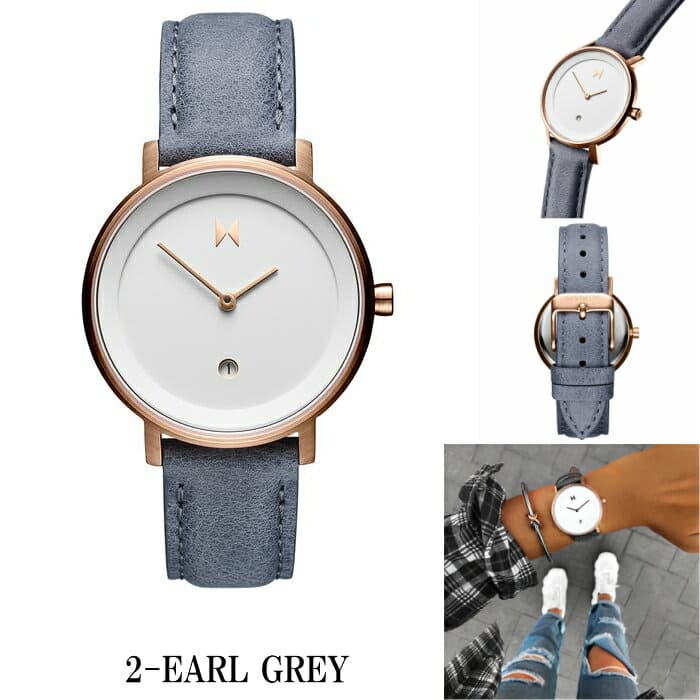 New MVMT SIGNATURE II COLLECTION WOMEN S WATCH 34MM Leather Belt BE FORWARD Store