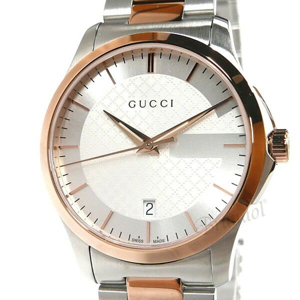 New]Gucci Men's and Women's G-Timeless Watch 38mm Rose Gold/Silver