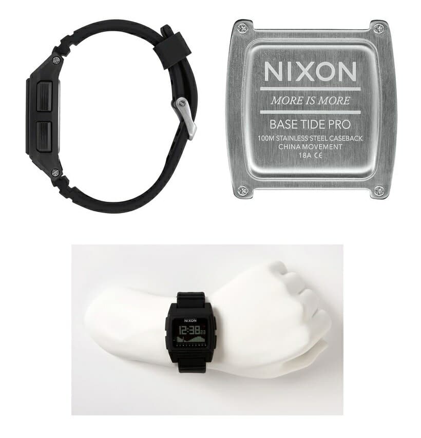 New]NIXON Nixon [THE BASE TIDE PRO base tide pro] [BLACK