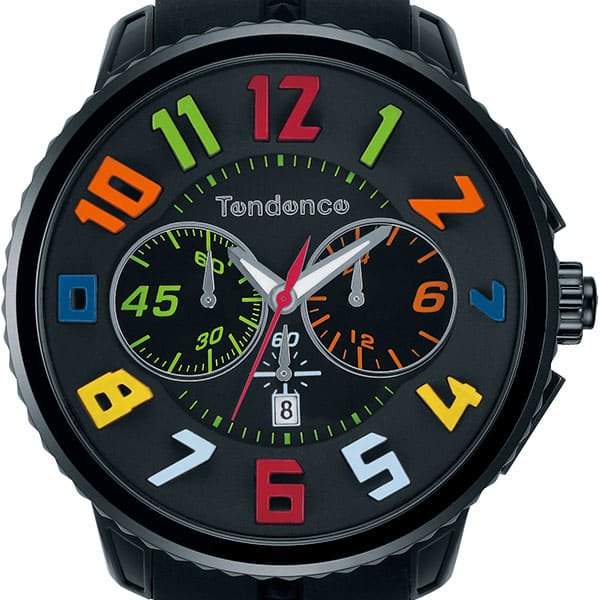 Tendence GULLIVER ROUND RAINBO クロノグラフ New] TENDENCE GULLIVER ROUND Rainbow Japan Limited [Gulliver round