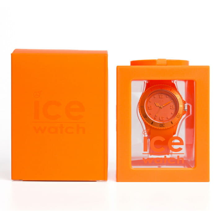 [New] ICE WATCH Unity Unisex 016135 vermillion orange silicon one tone ...