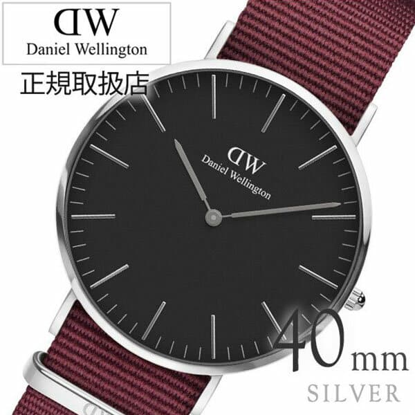 New]Daniel Wellington watch DanielWellington clock Daniel Wellington clock Daniel  Wellington watch Classic black Classic Black men Lady's DW00100270 [ DW  pair watch rose phosphorus stainless steel minimal 40mm] - BE FORWARD Store