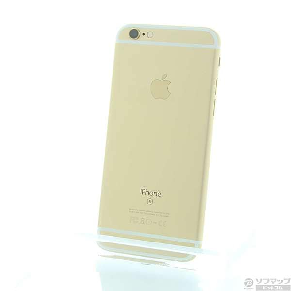 Used]Apple (apple) iPhone6s 128GB gold NKQV2J/A SIM-free [291-ud