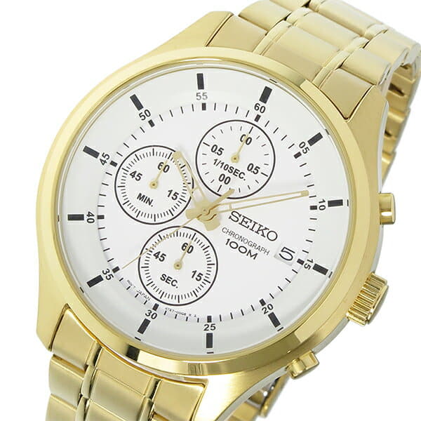 New SEIKO SEIKO Kurono quartz men watch SKS544P1 white watch
