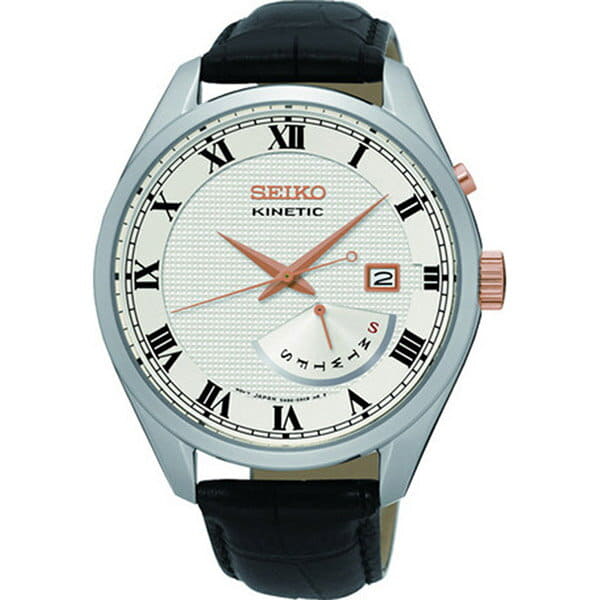 New]SEIKO SEIKO kinetic quartz men watch SRN073P1 silver [watch foreign  countries import product] - BE FORWARD Store