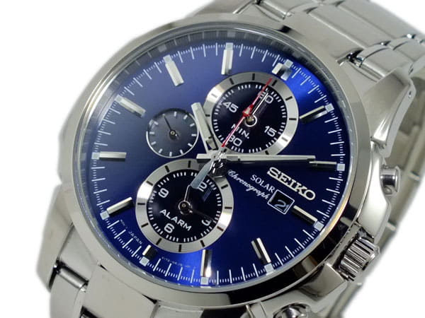 New SEIKO SEIKO solar SOLAR chronograph watch SSC085P1 watch