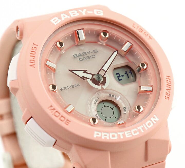 New]CASIO BABY-G BGA-250-4A analog digital lady's watch clock pink
