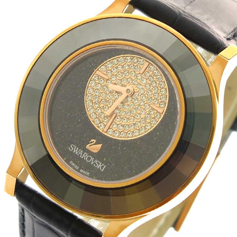 New]Swarovski SWAROVSKI watch Lady's 5095484 quartz black lam black [watch  high ] - BE FORWARD Store