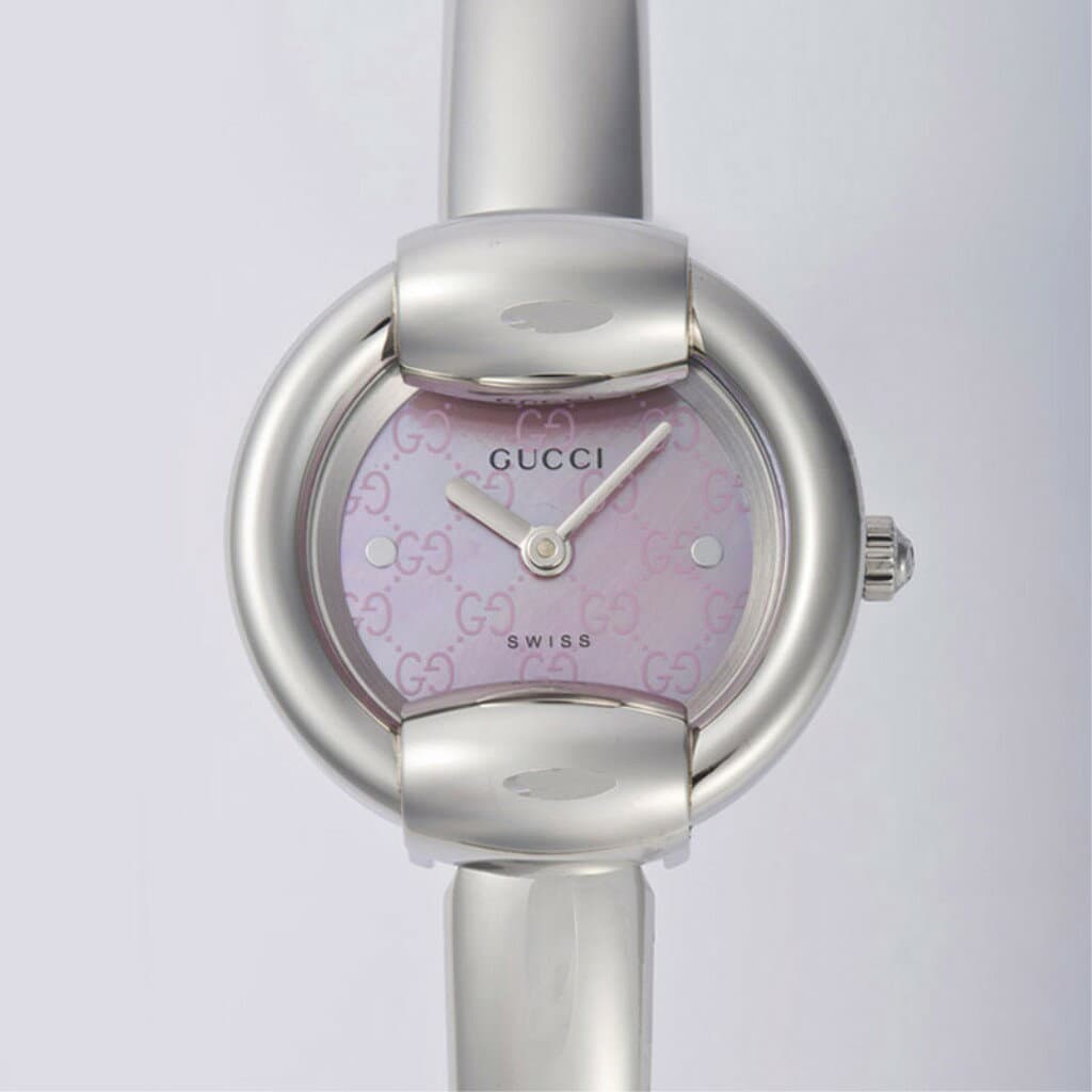 GUCCI Watch Ladies Gucci 1400L Pink Silver YA014513 Gucci Watch Ladies Gucci 1400l Pink Silver Ya014513 Quartz main image 2