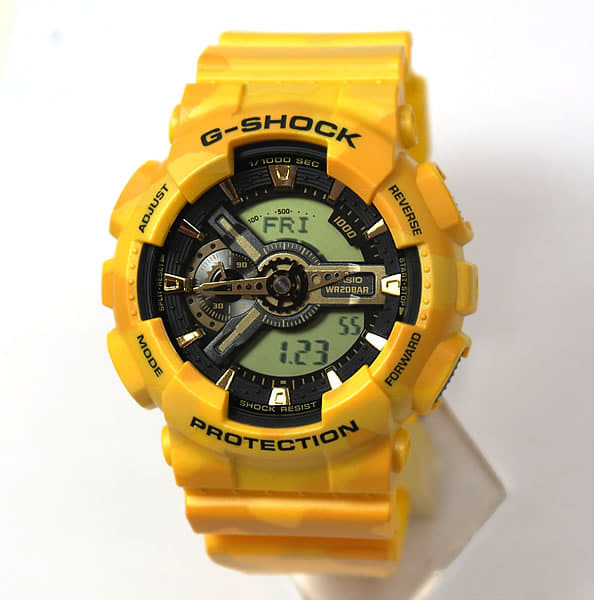 New]Casio G-SHOCK big Face GA-110CM-9A Camouflage Series